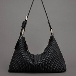 NWT All Saints Edbury Studded Shoulder Bag